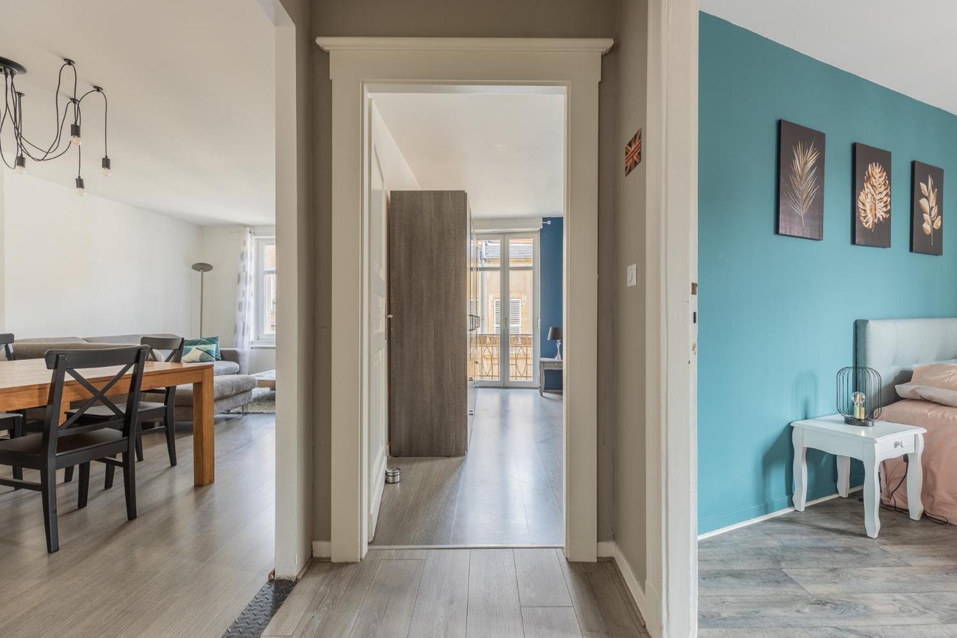 Appartement Le Cocon Du Pont Sailly- 3 - 6 Personnes - Hyper-centre Metz